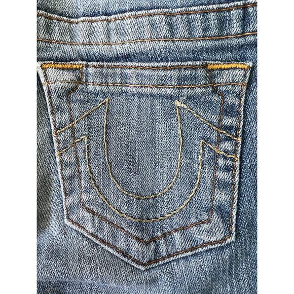 True Religion Little Girls The Casey Denim Shorts Shorts Jeans Size: 7 - Picture 4 of 8